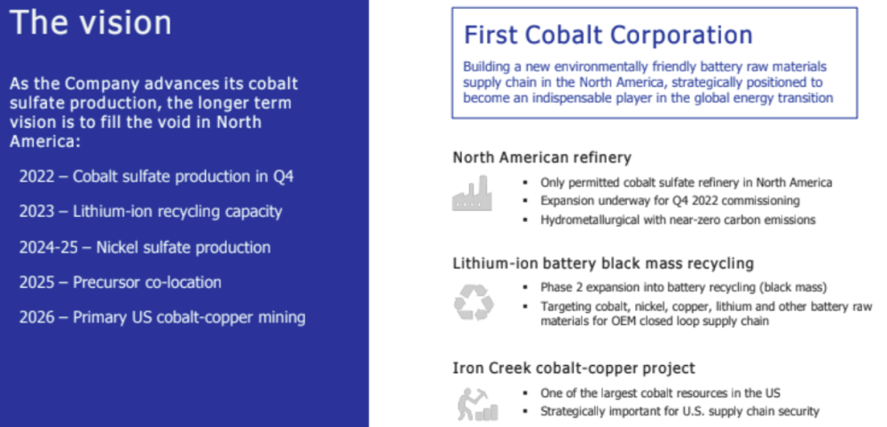 First Cobalt Corp epstein
