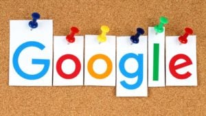 GOOG stock: letters spelling out google