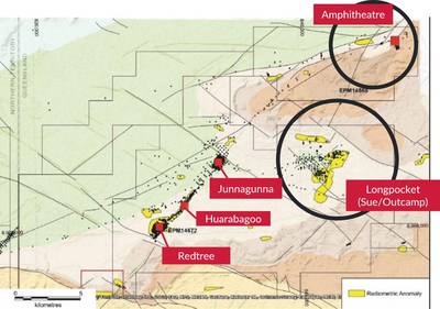 Figure 1: Drill program has commenced at Longpocket (Sue/Outcamp). (CNW Group/[nxtlink id=