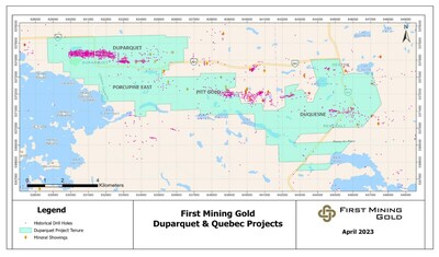 Figure 1: Plan Map of First Mining Properties (CNW Group/[nxtlink id=