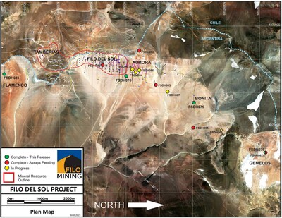 Filo Mining Expands Bonita Over 200m East with 1,365m at 0.42% CuEq; Reports 1,363m at 0.77% CuEq in Aurora (CNW Group/[nxtlink id=